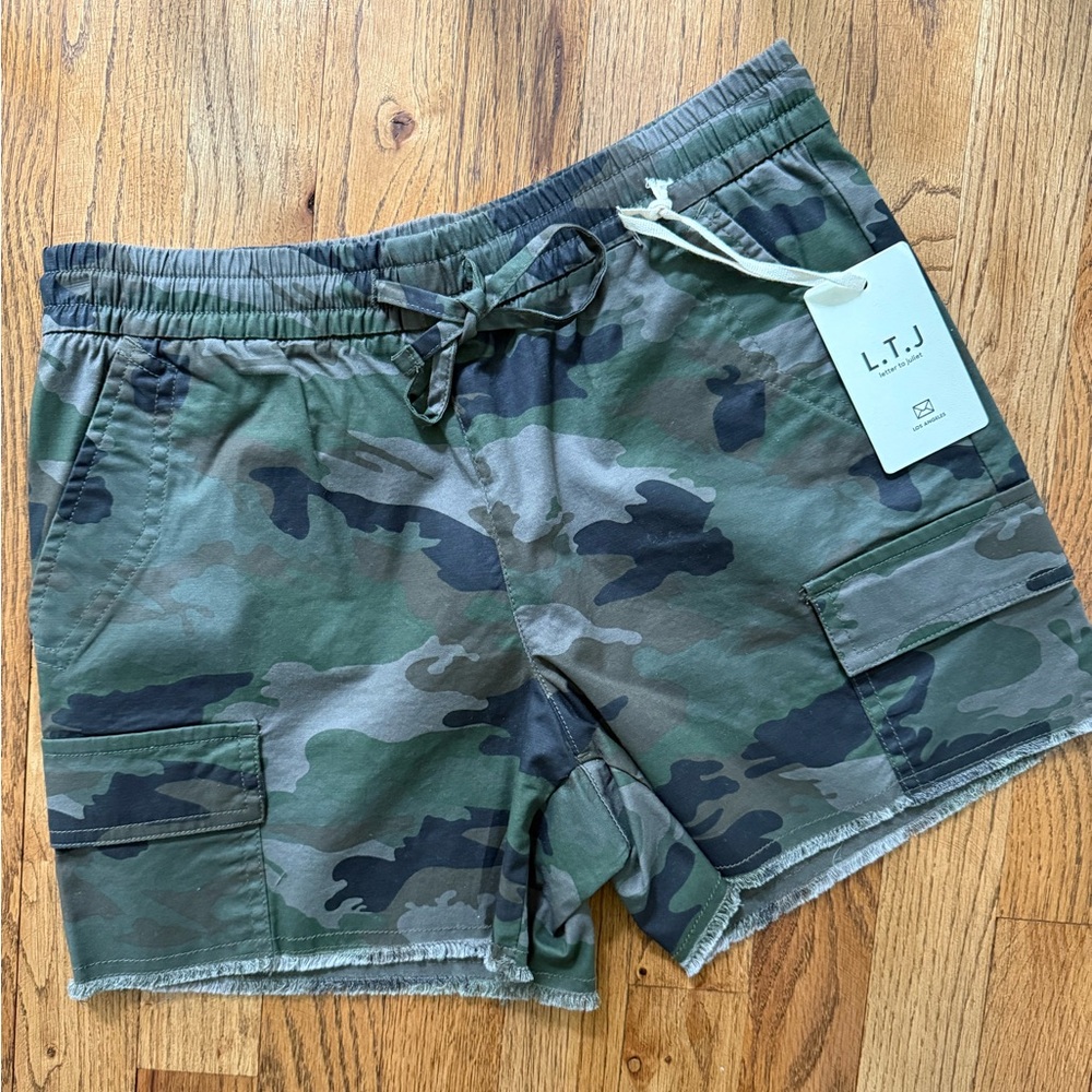 LTJ Camouflage Cargo Shorts small and medium